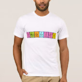 Frederick shirt voor periodieke tabelnamen (Voorkant)