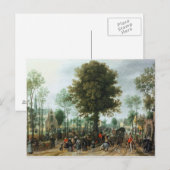 Frederick V en zijn bruid Elizabeth Briefkaart (Voorkant / Achterkant)