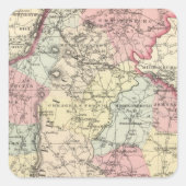 Frederick Vierkante Sticker (Voorkant)