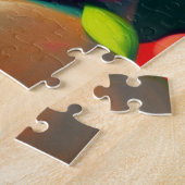 Fredericka Abstract Afro-Amerikaanse vrouw Legpuzzel (Zijkant)