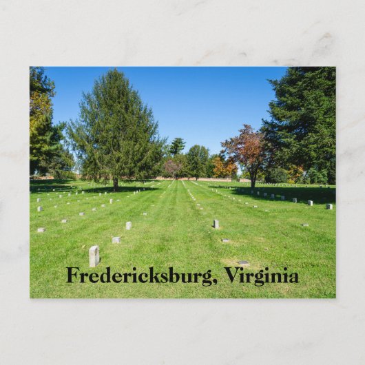 Fredericksbug National Cemetery Briefkaart (Voorkant)