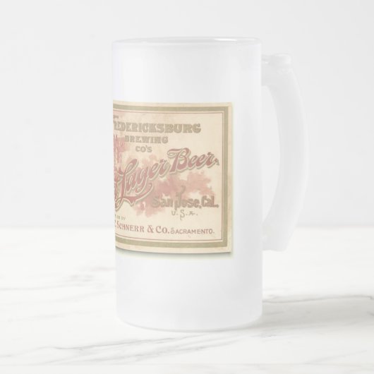 Fredericksburg Beer  Label Mok (Voorkant rechts)