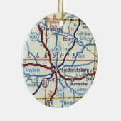 Fredericksburg kerstversiering keramisch ornament (Rechts)