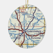 Fredericksburg kerstversiering keramisch ornament (Links)