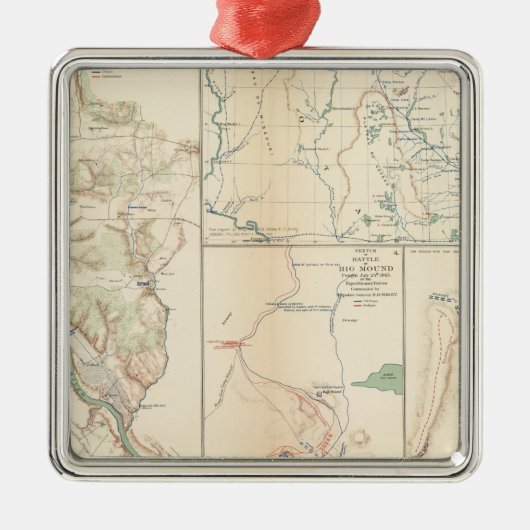 Fredericksburg Metalen Ornament (Voorkant)