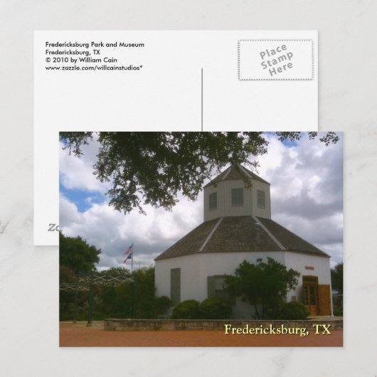 Fredericksburg Park en Museum Briefkaart (Voorkant / Achterkant)
