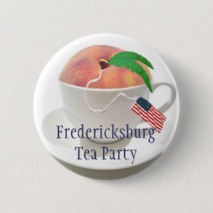 Fredericksburg Tea Party Ronde Button 5,7 Cm