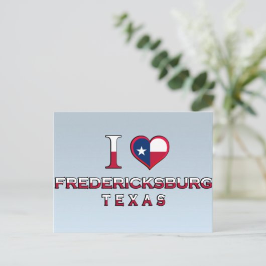 Fredericksburg, Texas Briefkaart (Staand voorkant)