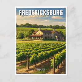 Fredericksburg Texas Reizen Briefkaart