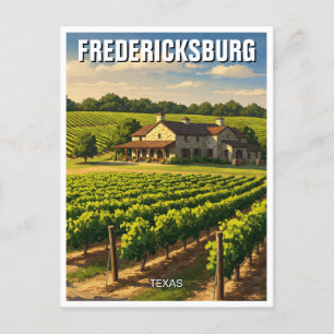Fredericksburg Texas Reizen Briefkaart