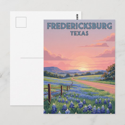Fredericksburg Texas Reizen Briefkaart (Voorkant / Achterkant)