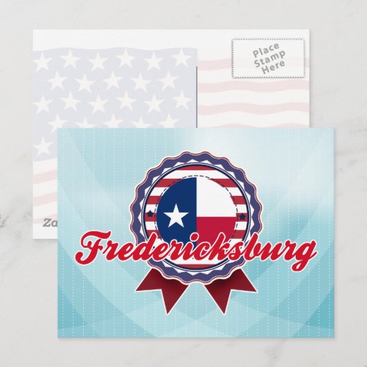 Fredericksburg, TX Briefkaart (Voorkant / Achterkant)