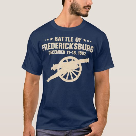 Fredericksburg US Burgeroorlog Battlefield T-shirt (Voorkant)