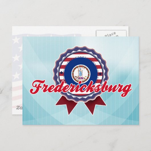 Fredericksburg, VA Briefkaart (Voorkant / Achterkant)