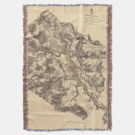 Fredericksburg, Virginia Deken (Voorkant Verticaal)