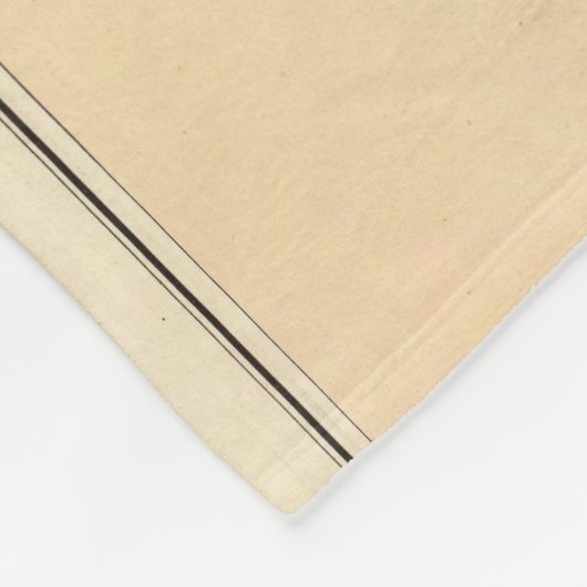 Fredericksburg, Virginia Fleece Deken (Hoek)