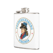 Fredericksburg Virginia Koloniaal Heupfles (Links)