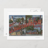 Fredericksburg, Virginia - Large Letter Scenes Briefkaart (Voorkant / Achterkant)