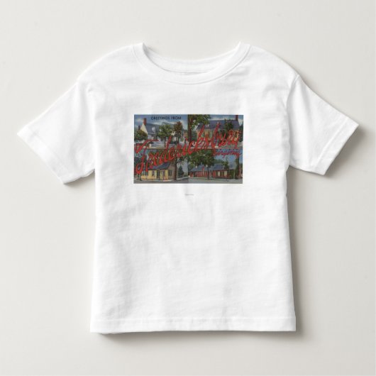 Fredericksburg, Virginia - Large Letter Scenes Kinder Shirts (Voorkant)