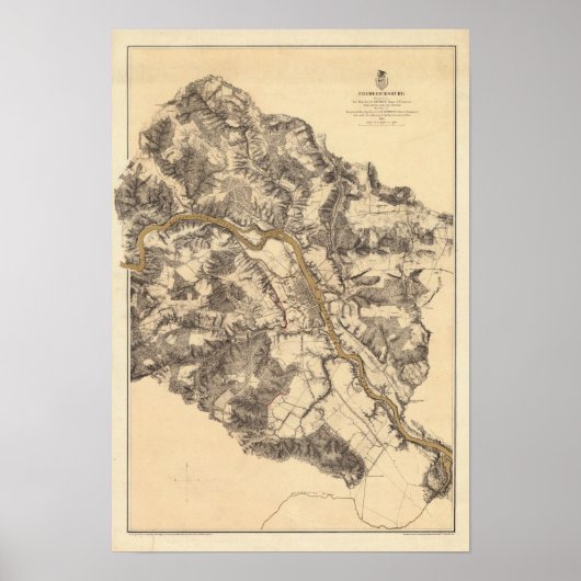 Fredericksburg, Virginia Poster (Voorkant)