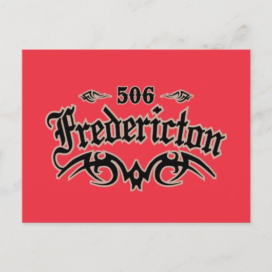Fredericton 506 briefkaart (Voorkant)