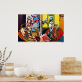 Frederik Bellanger femme&homme jambes croisse Poster (Keuken)