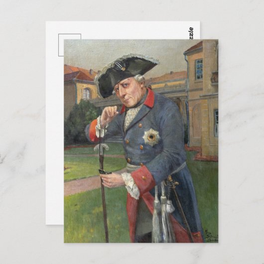 Frederik de Grote Briefkaart (Voorkant / Achterkant)