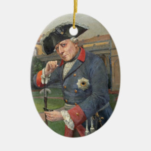 Frederik de Grote Keramisch Ornament