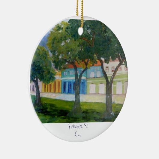 , Frederiksted, St. Croix Keramisch Ornament (Rechts)