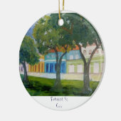 , Frederiksted, St. Croix Keramisch Ornament (Links)