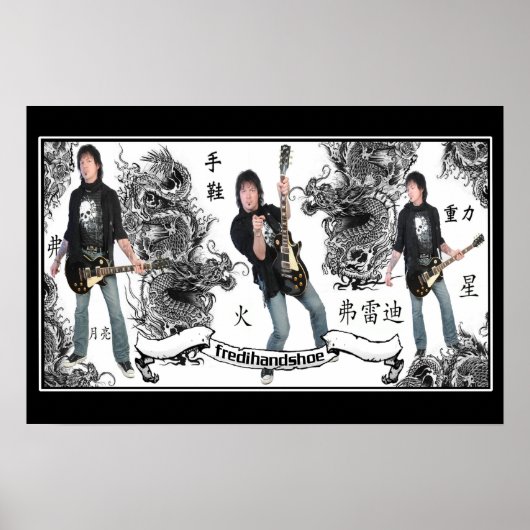 Fredi Handshoe Dragons en Poster (Voorkant)