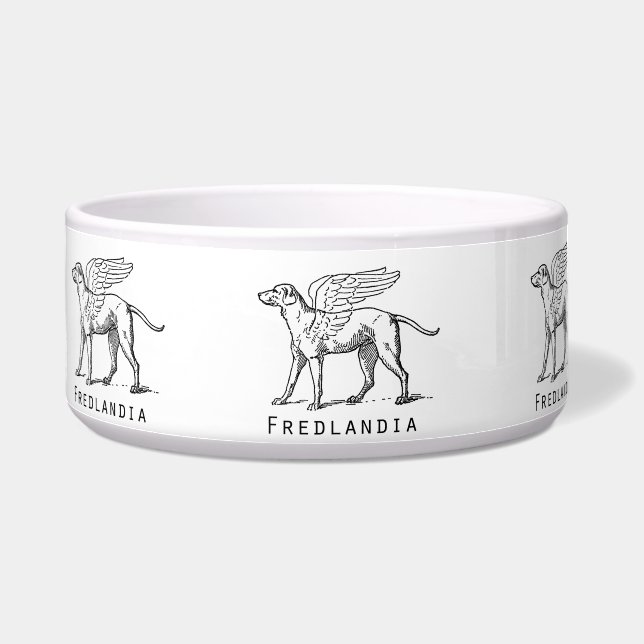 Fredlandia Winged Dog Bowl Voerbakje (Links)