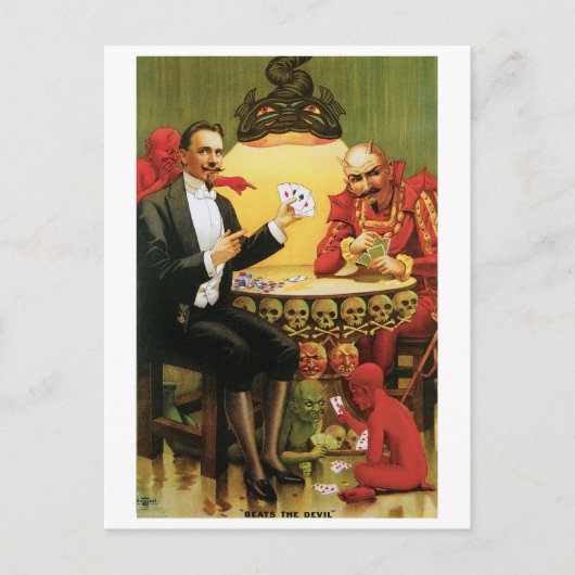 Fredrik de Grote ~ Magische  Magische Wet Briefkaart (Voorkant)