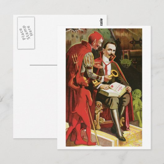 Fredrik de Grote ~ Magische Wet Briefkaart (Voorkant / Achterkant)