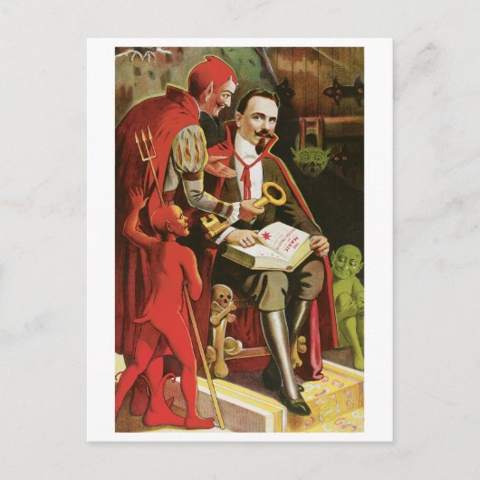 Fredrik de Grote ~  Magische Wet Briefkaart (Voorkant)