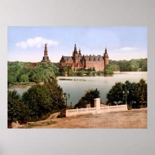 Fredriksborg Castle Kopenhagen Denemarken Poster