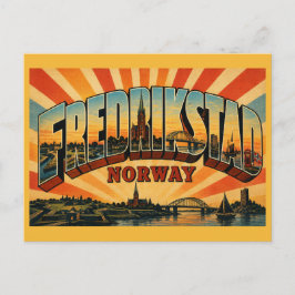 Fredrikstad Noorwegen Vestingstad Briefkaart