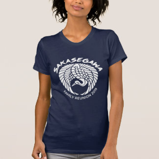 Fred's Family T-Shirt - Vrouwenmarineblauw