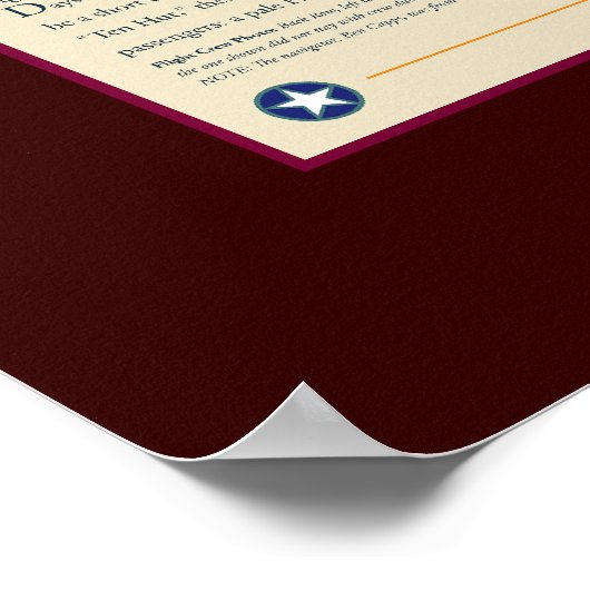 Fred's verhaal Glenna Bee II - Afdruk Poster (Hoek)