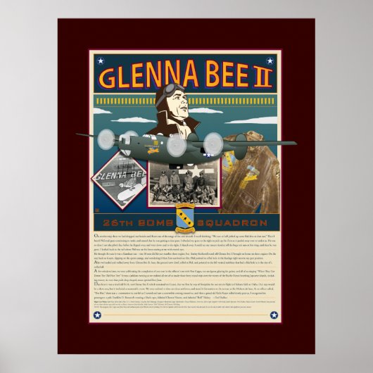 Fred's verhaal Glenna Bee II - Afdruk Poster (Voorkant)