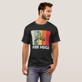 Free A Hugs Pro Wrestler Wrestling T-shirt (Voorkant volledig)