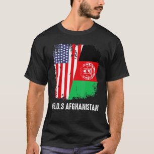 Free Afghanistan Flag Afghan Sos Afghanistan T-shirt