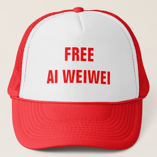 "Free Ai Weiwei" Petten Petten (Voorkant)