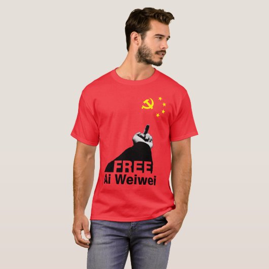 FREE Ai Weiwei T-shirt (Voorkant volledig)
