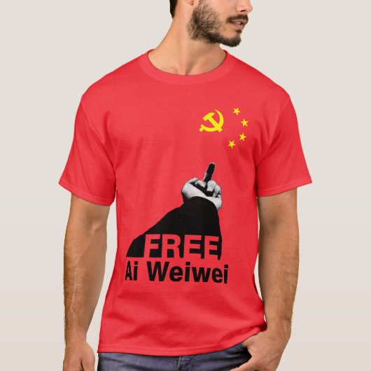 FREE Ai Weiwei T-shirt (Voorkant)