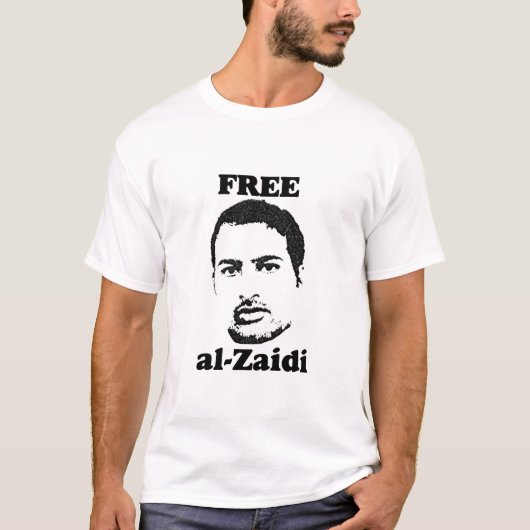 Free al-Zaidi Tee Shirt (Voorkant)
