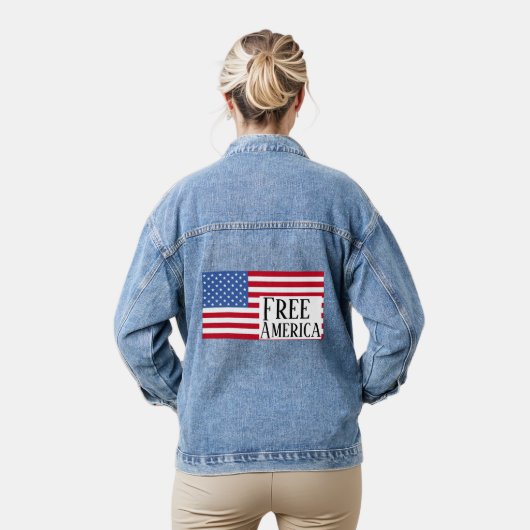 Free America Denim Jas Jacket (Model)
