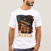 Free America Unisex T-shirt (Voorkant)