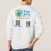 Free Arts Minnesota Annual Fundraiser #artheals10 T-shirt (Achterkant)