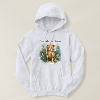 Free As the Forest Beer Hoodie - Woodland